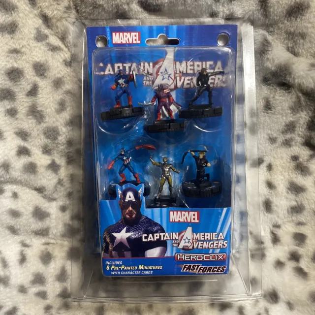 Marvel HeroClix Captain America and the Avengers Fast Forces New
