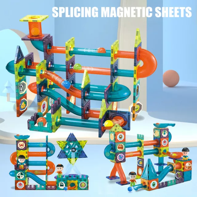 Magnetic Building Tiles Educational Magnetic Stacking Blocks Construction Toys