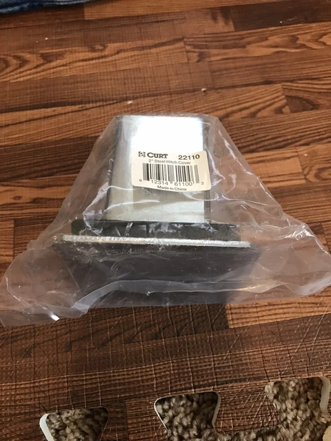 CURT 22110 2" Chrome Steel Hitch Tube Cover NEW In Package - No pin