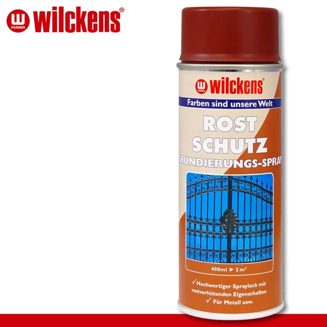 Wilckens – Confezione 3 Spray Anticorrosione 400 Ml – Primer Antiruggine Marrone Rossastro