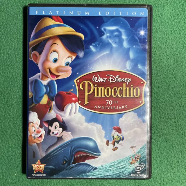 Pinocchio (DVD, 2009, 2-Disc Set, 70th Anniversary Platinum Edition)