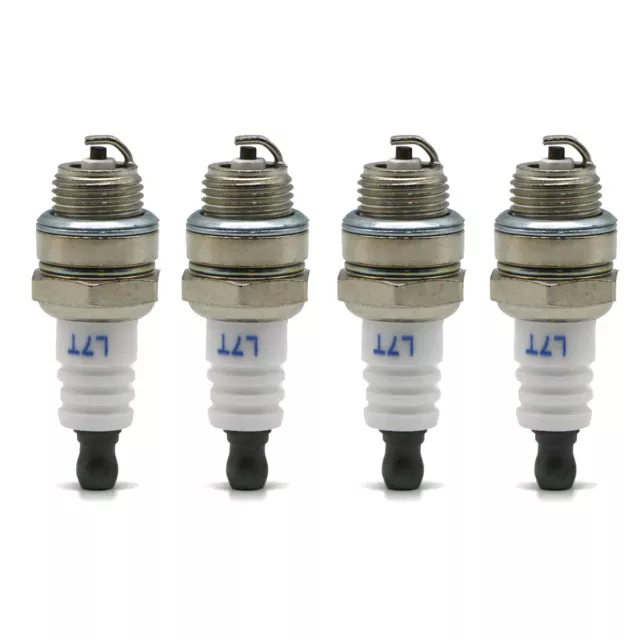 4 PACK Spark Plugs L7TC For 2-Stroke Engine Gas Leaf Blower Chainsaw Lawn Mower