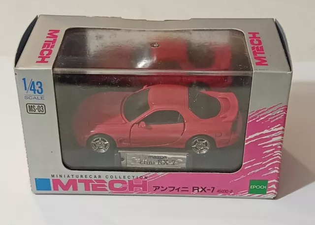 EPOCH MTECH MAZDA RX-7  Efini,  1/43, neuve boîte, rare, Made in Japan