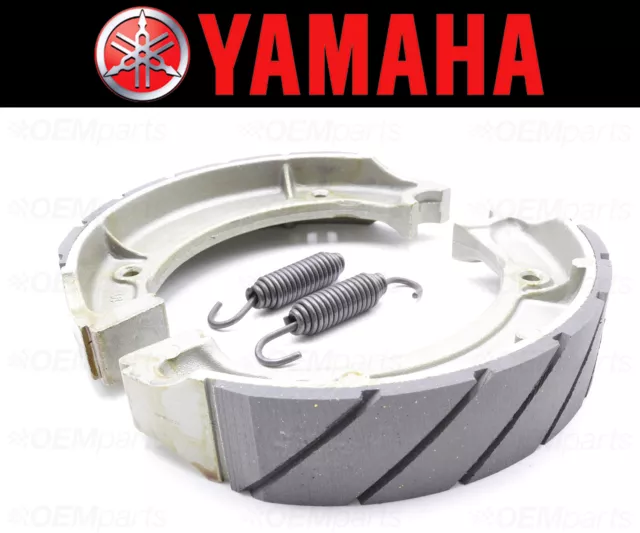 Set of (2) Yamaha REAR Brake Shoes and Springs #1HX-W253E-00-00 (See Fit. Chart)