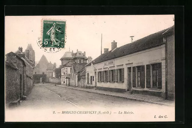 CPA Morigny-Champigny, La Mairie 1912