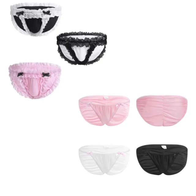 US Men Sissy Bikini Brief Bugle Pouch Panties Lingerie Underwear Bloomer Knicker