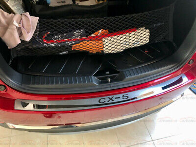 For Mazda CX5 Accessories Car Door Sill Scuff Rear Bumper Protector 2013-2022