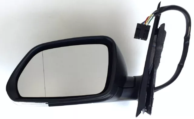 Außenspiegel Spiegel elektrisch rechts Black Magic LC9Z VW POLO 9N