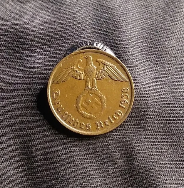WW2 1942 A NAZI Germany Reichspfennig SWASTIKA Zn Coin 2 30 PicClick UK