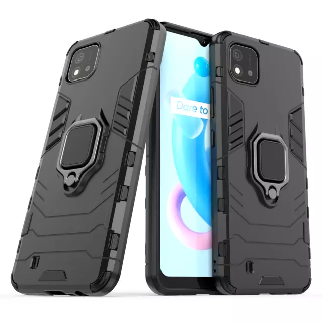 Funda Protectora Realme, Anillo Silicona Tapa Trasera Móvil Exterior Carcasa TPU