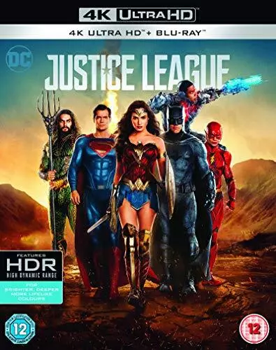 Justice League [4k Ultra HD + Blu-ray + Digital Download] [2017] - DVD  YRVG The