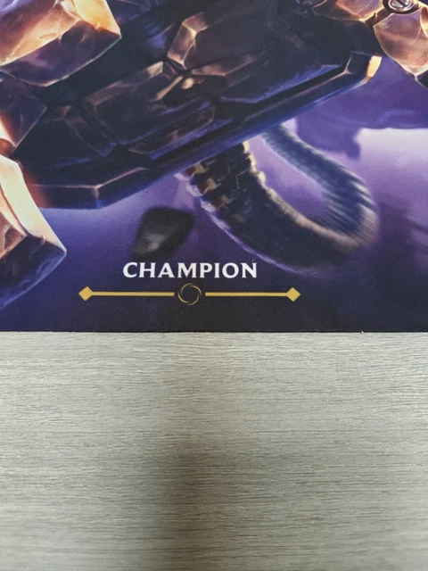 RIFTBOUND BLITZCRANK PLAYMAT Summoner's Skirmish 1st Place Prize $150. ...