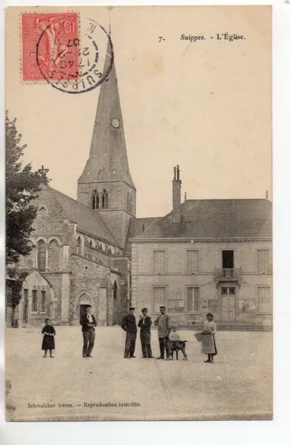 SUIPPES - Marne - CPA 51 - l' église