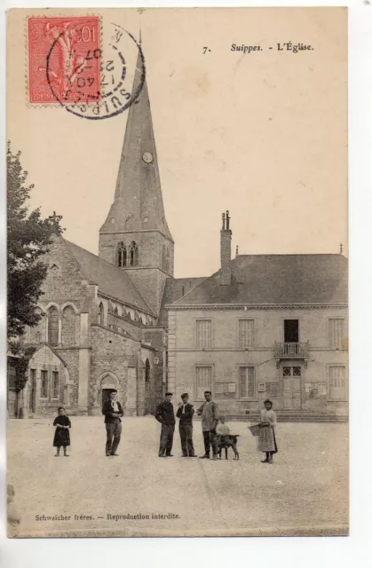 SUIPPES - Marne - CPA 51 - the church