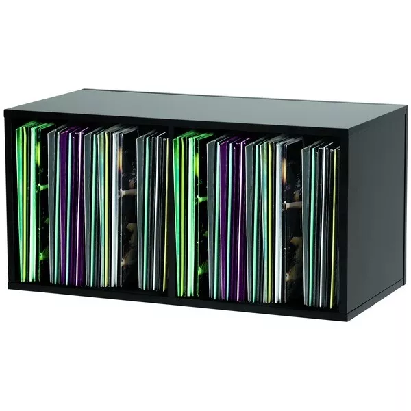 Glorious Record Box 230 Vinyl LP Storage - Black