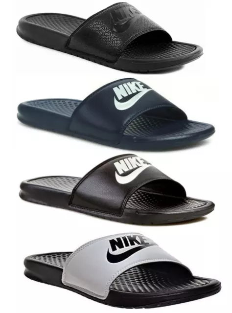 Nike Sliders Benassi Slip On Sliders Holiday Beach Sliders JDI Summer Slides