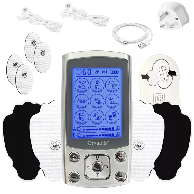 New 36 MODES Tens Machine Digital Therapy Full Massager Pain Relief Acupuncture