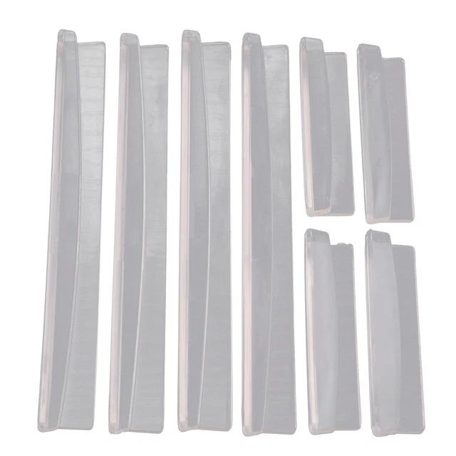 8x CLEAR Car Door Edge Guard Strips Anti Collision Scratch Protector Trim Cover