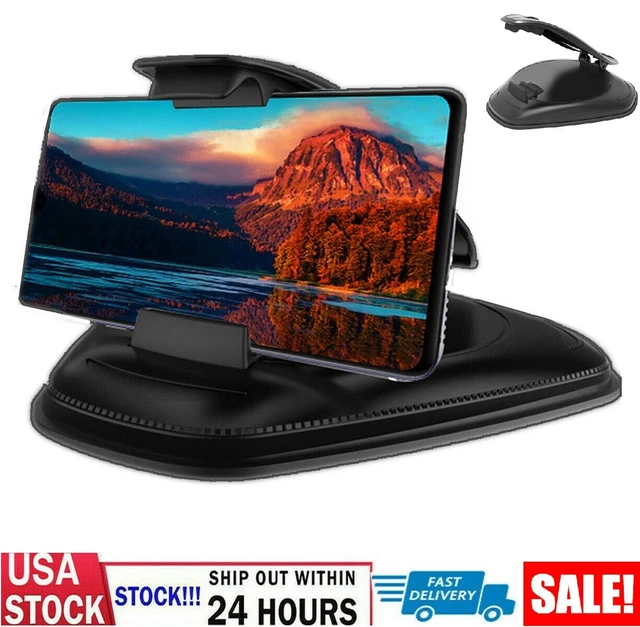 Adjustable Car Phone Stand Holder Clip Accessories For Dashboard Mount 3-7 in US