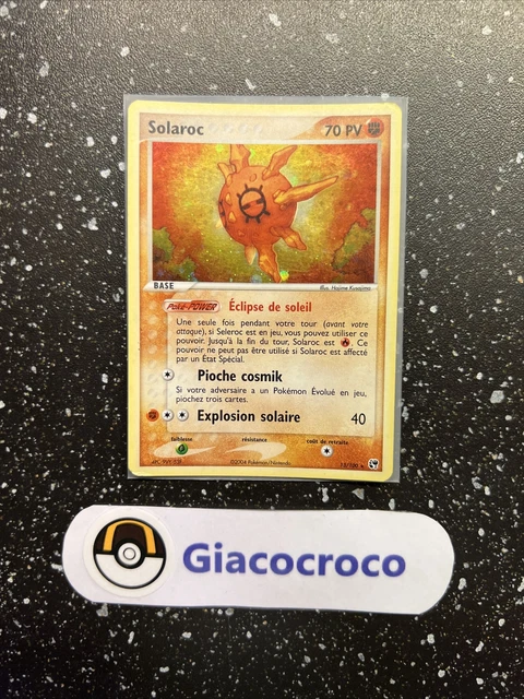 Pokemon Card Solaroc 13/100 Holo Ex French Sandstorm Vf fr