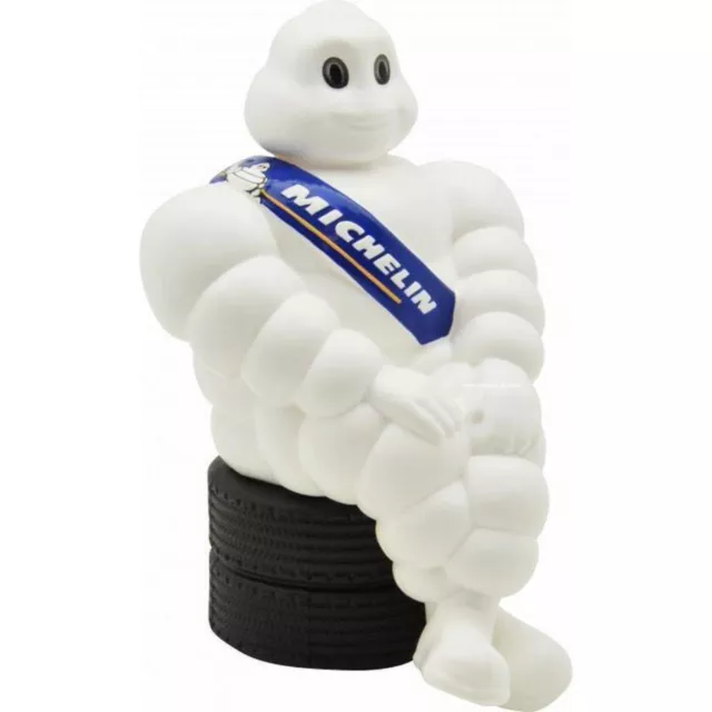 MICHELIN Männchen 19 cm Figur Mann sitzend Reifenstapel Maskottchen Bib Bibendum