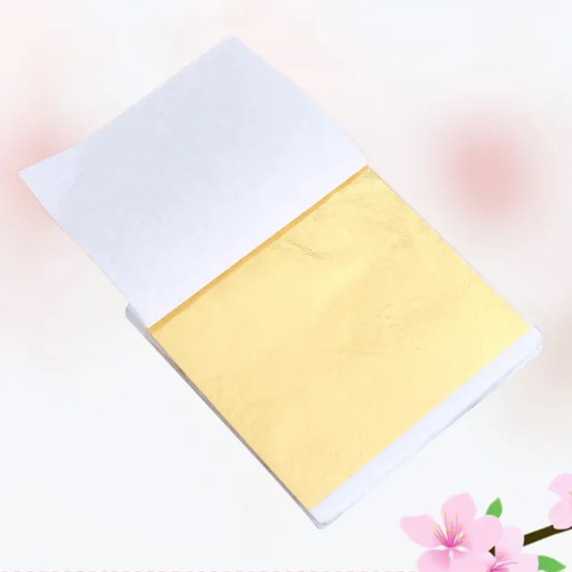 Decorative Paper Golden Foil Sheets Gilding Crafting Paper Shiny Foil Paper