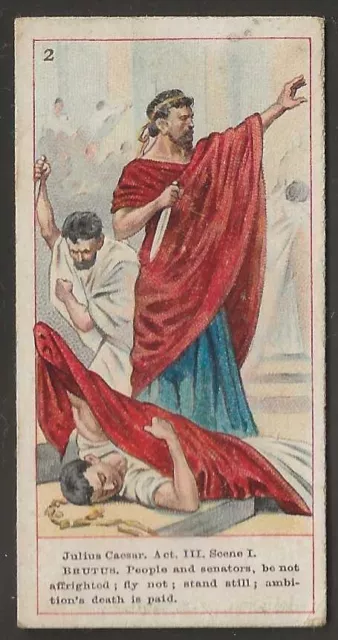 Ogdens-Shakespeare Series 1905 (Numbered)-#02- Scarce Card!!