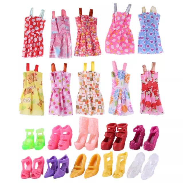 Baby Doll Fashion Clothing Handmade Clothes Children Dressing Game Accessories