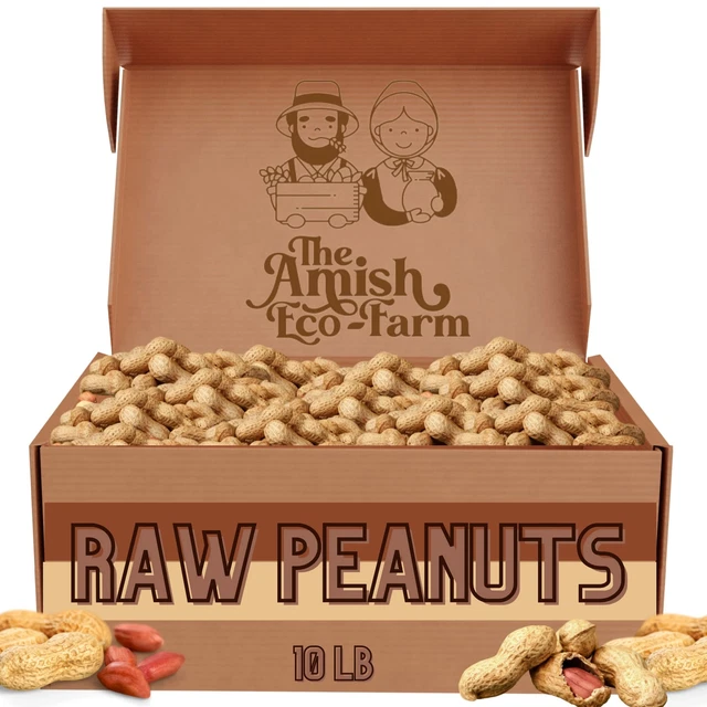 Fancy Size | Bulk Raw Peanuts in Shell, Virginia Grown |...