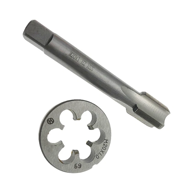 M20x1 Tap & Die RH M20 x 1.0 Metric Thread Tap Right Hand HSS M20 x 1.0 Die New