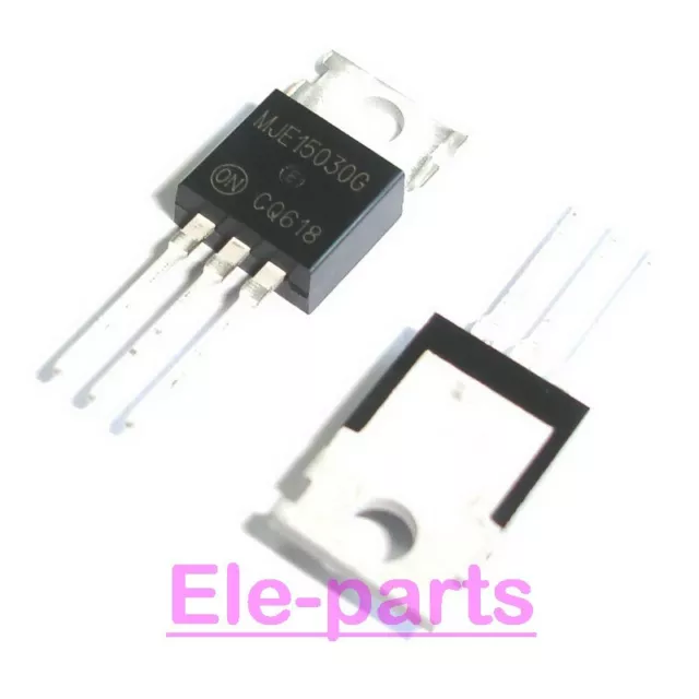 10 PCS MJE15030  TO-220 E15030 MJE15030G Silicon NPN Power Transistors Chip