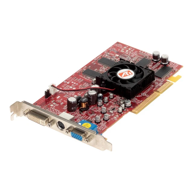 GRAPHIC CARD POWERCOLOR Ati Radeon R9550 R96 256MB AGP DVI VGA
