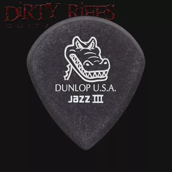 Dunlop Gator Jazz Guitar Picks Plectrums 1.40mm - 6 10 12 20 or 24