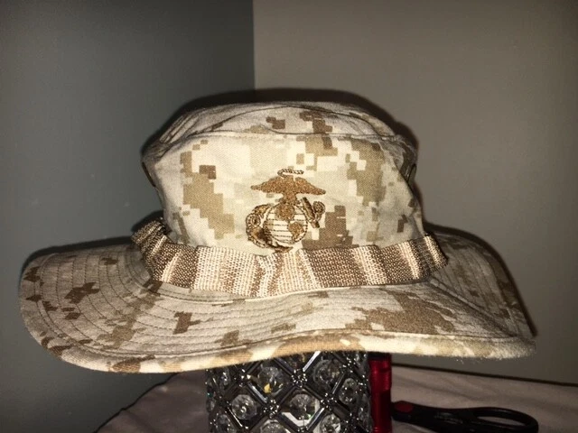 Usmc Boonie Cover / Hat - Mccuu - Desert Marpat - Size  Large - Nwot