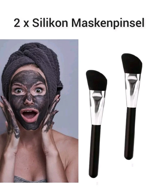 2 Stück Silikon Maskenpinsel & Spatel Set – 16,5 Cm Pinsel, 3,5 Cm Spatel, Für Gesichtsmasken & Seren