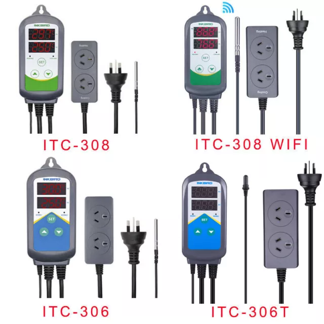 Inkbird Temperature Controller Thermostat Heat cool Aquarium Reptiles Brewing AU