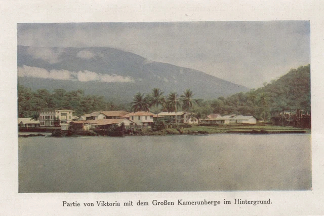 Viktoria Kamerunberg Kamerun Deutsche Kolonie Bilddokument um 1904