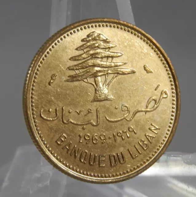 Lebanon 1969 10 Piastres Unc BU Coin C2875
