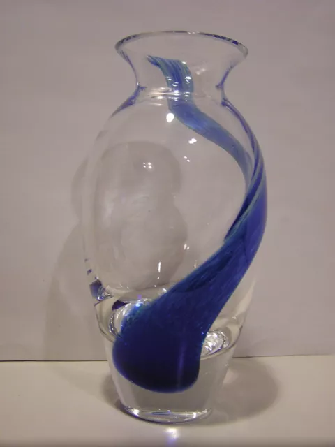 LENOX DOLPHIN PARADISE VASE Caithness Art Glass -- NEW in BOX 2