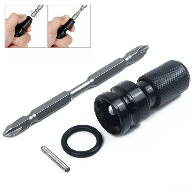 Adaptateur de clé à impact d'air 1/2 à 1/4 écrou bout hexagonal ensemble d'o
