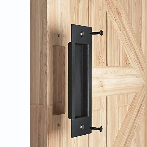 2 Pack 6.5" Flush Pull Handle For Sliding Barn Door And Closet Pocket Doors Re