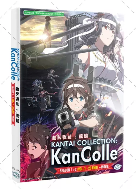 Kantai Collection Kancolle Season 1-2 + Movie  Anime DVD English Dubbed