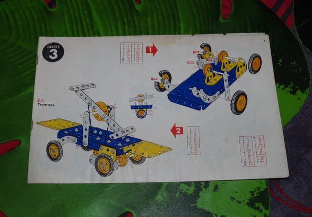 MECCANO: CARTONNAGE BOITE Meccano basic N°2 réf 030402 de 1990 très bon état EUR 8,00 - FR