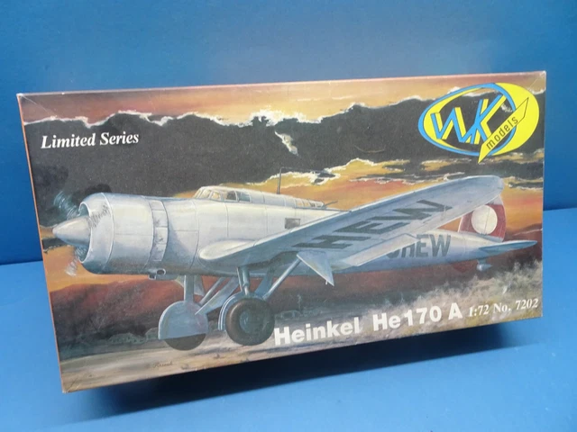 1/72 WKMODELS (1980) Heinkel He170 A ( Reihen oder Sternmotor ) EUR