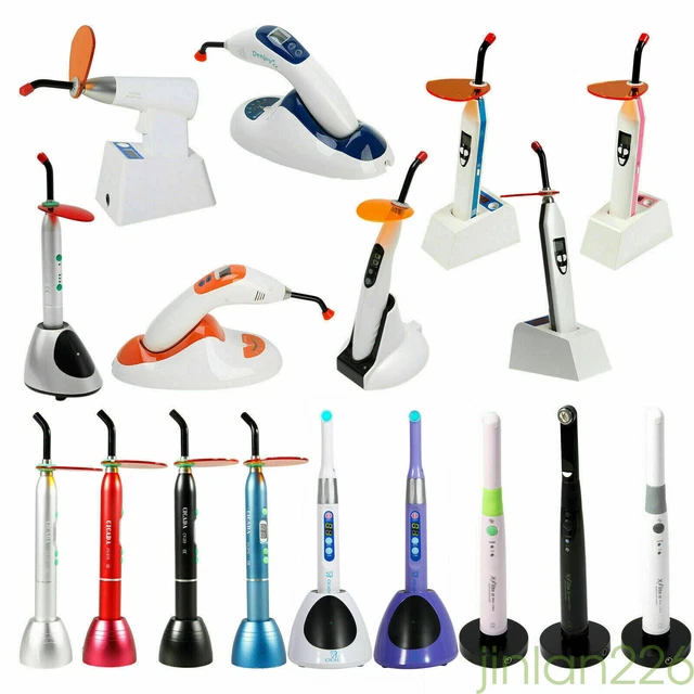 Dental Cordless Wireless LED Curing Light Lamp Teeth Whitening Blue Lights DWJ