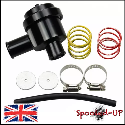 25Mm Universal Turbo Bov Diverter Recirculating Dump Blow Off Valve - Black