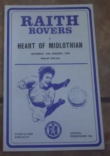 1978-79 (Jan)    Raith  Rovers  v  Hearts    -   Scottish Cup Rd 3