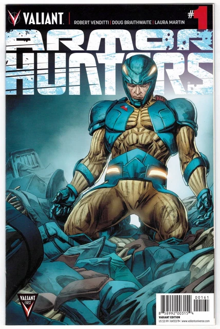 Armor Hunters #1 1:50 Doug Braithwaite Retailer Variant Valiant 2014 VF/NM