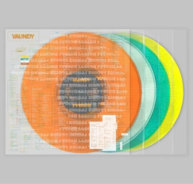 VAUNDY REPLICA complete limited edition/color vinyl LP Record 2024 209