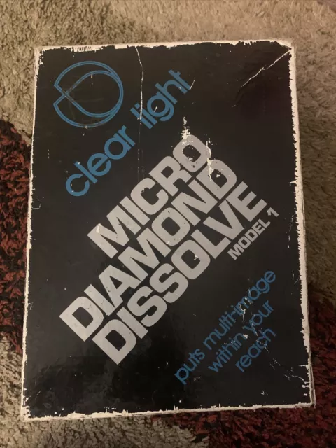 Vintage Clearlight Micro Diamond Dissolve 1